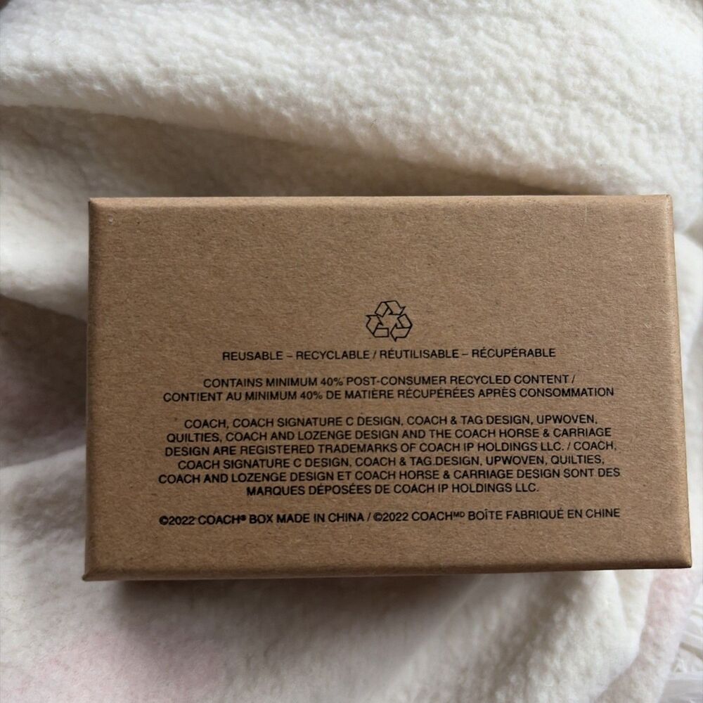 Coach Sculpted Signature Belt Buckle, Style#CE864 V4W, Color Anodized Blue - Picture 7 of 7